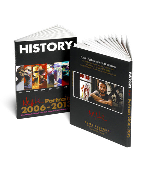 'HISTORY: NEATE PORTRAITS from 2006-2013' book of postcards