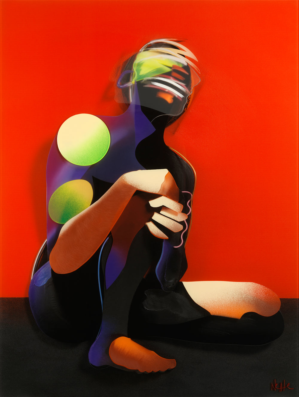 KNEELING and SCREAMING . DIMENSIONAL EDITION